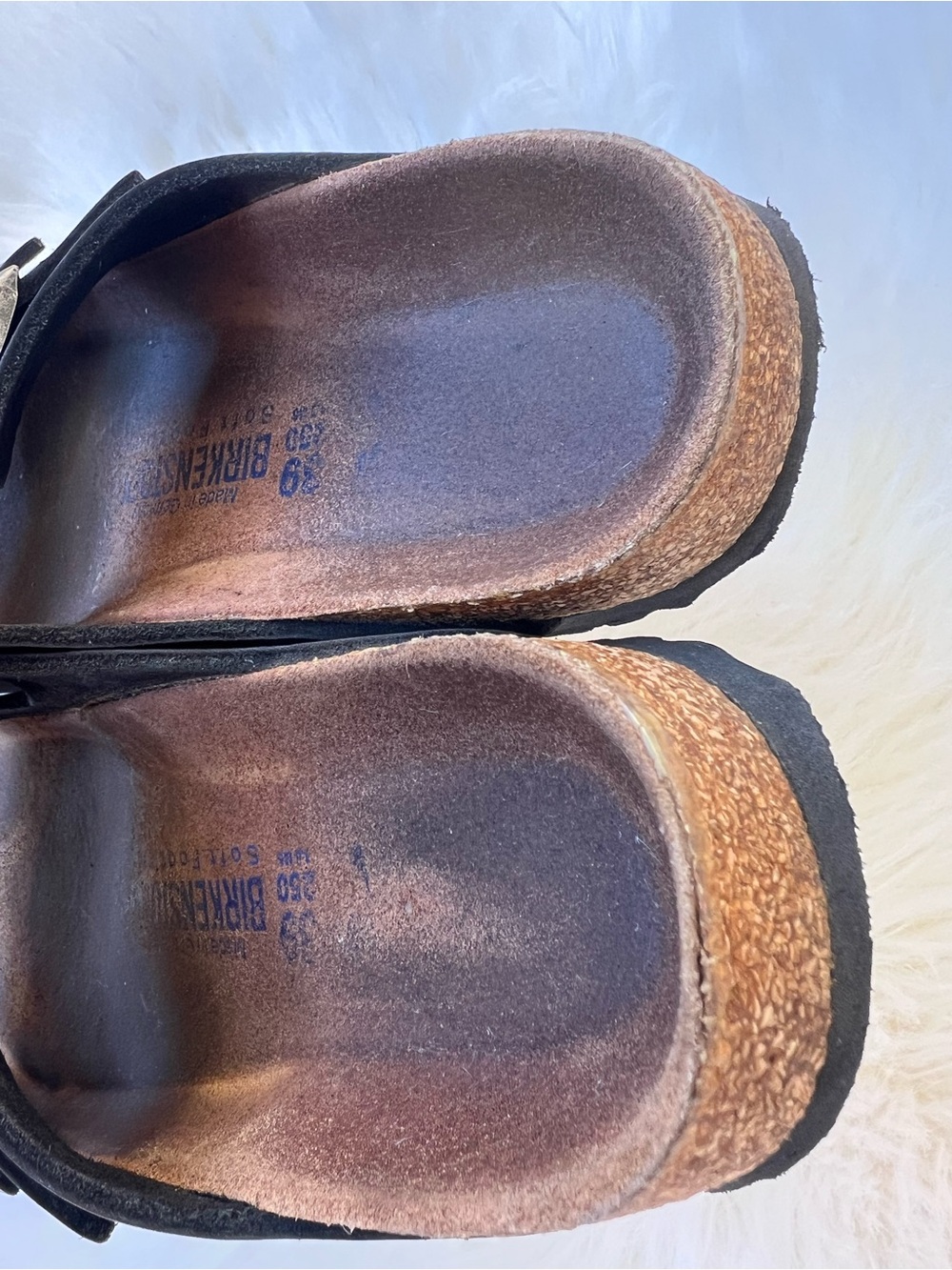 Birkenstock Arizona Women's Sandals 
Sz 39 US 8 - 8.5  Black - Picture 9 of 14